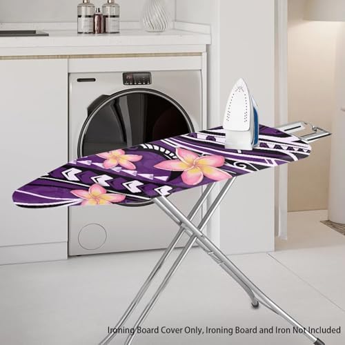 Purple Boho Floral Ironing Board Cover - Image 2