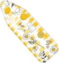 Nuxovilar Yellow Gingham Lemons Ironing Board Cover 15x54 Polyester by Nuxovilar