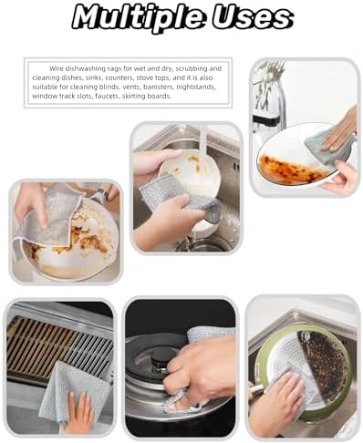 Non Scratch Wire Dishcloth for Washing Dishes - Image 5