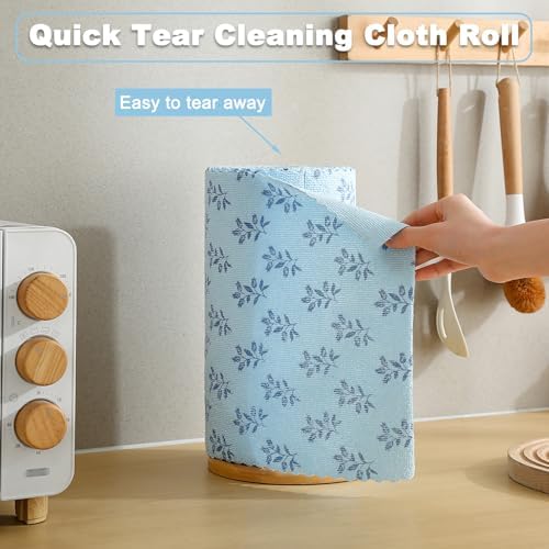 Microfiber Cleaning Cloth Roll, 80 Pack Cleaning Towels, Lint Free Rags Paper - Image 3