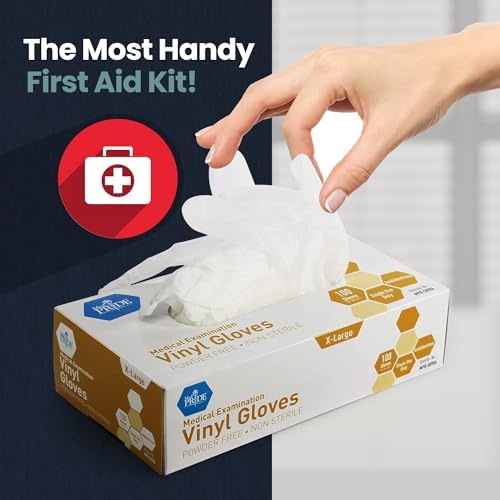 MED PRIDE Vinyl Exam Medical Gloves, Powder & Latex-Free - Image 5