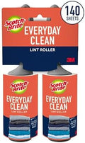 Scotch-Brite Everyday Clean Lint Roller, 140 Sheets Total, 2 Packs by Unknown