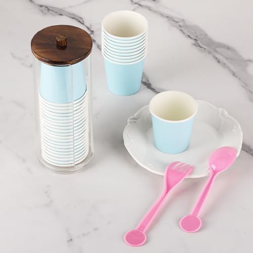 Tecbeauty Cotton Pads Holder Makeup Removers Pad Organizer Dispenser - Image 6