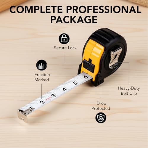 Mr. Pen- Retractable Tape Measure 25 ft, Easy Read - Image 3