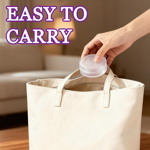 2 Pcs Portable Cotton Round Holder, Lightweight Cotton Round Dispenser - Image 4