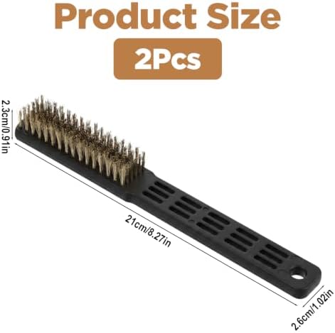 2 Pack Wire Shoe Brush Deep Cleaning Wire Bowling Brush - Image 6