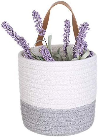 2 pcs Small Wall Hanging Storage Baskets, wall decor organizer, 6” × 6.3" - Image 5
