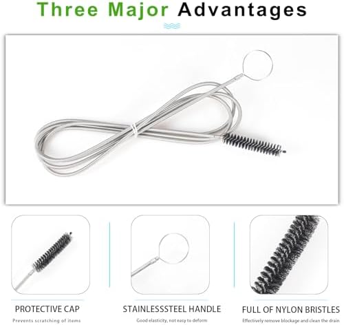 CiaraQ11-Piece Black Tube & Pipe Cleaning Brush Set - Image 2