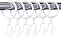 Hotop 30 Pcs Metal Drapery Curtain Rings by HOTOP