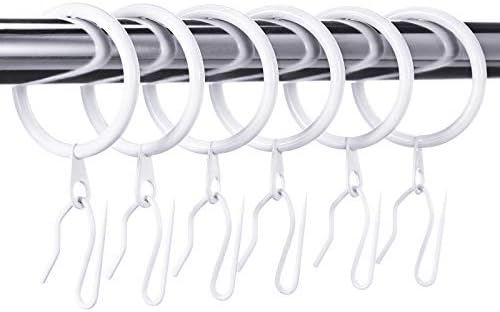 Hotop 30 Pcs Metal Drapery Curtain Rings by HOTOP