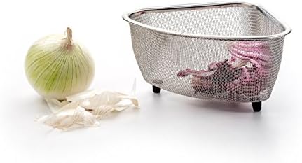 RSVP International Endurance® In-Sink Mesh Colander Strainer Basket, 3 Quart | - Image 4