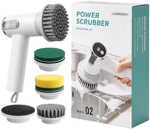 Electric Spin Scrubber, Cordless Power Scrubber & Electric Cleaning Brush by Unknown