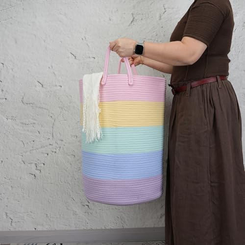 XUANGUO Rope Laundry Basket Hamper - Image 3