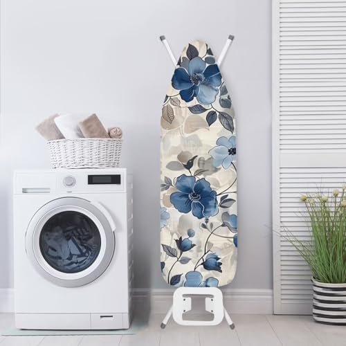 Blue Flower Ironing Board Cover - Image 3