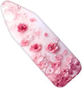 Nuxovilar Pink Watercolor Flowers Ironing Board Cover 15x54 Polyester by Nuxovilar