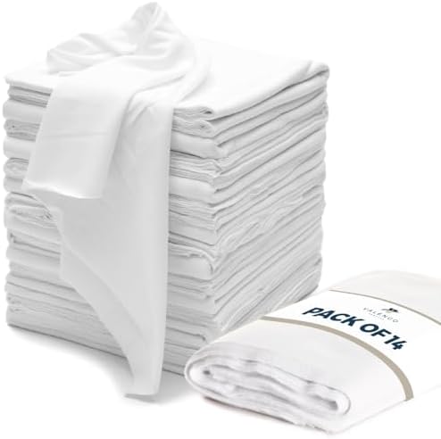 VALENGO New Lint Free Rags – 100% Cotton Cloth, Soft T-Shirt Rags, Lint Free by ValengoFabrics
