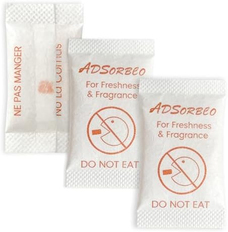 Adsorbco 1 Gram Lemon Scented Sachets – Fragrance Packets by SorbcoPackagingLLC