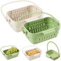 Foldable Hanging Sink Drain Basket, Space Saving Colander by Eosraffa