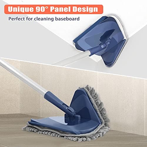 JEHONN Wall Cleaner Mop with Long Handle 82 Inches, 3-in-1 Ceiling Cleaning - Image 4