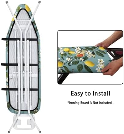 Lemon Birds Ironing Board Cover Soft Fabric Cover - Image 4