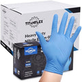 TitanFlex Nitrile Exam Gloves, Heavy Duty Nitrile Gloves, Mechanic Disposable by TitanFlexDisposableGloves