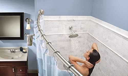 Moen SR2100BN Shower Curtain Rolling Rings, Brushed Nickel - Image 5