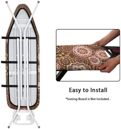 Boho Mandala Flower Print Ironing Protector - Image 4
