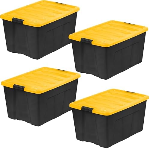 IRIS USA 4-Pack 94 Quart Storage Bins by IRISUSA
