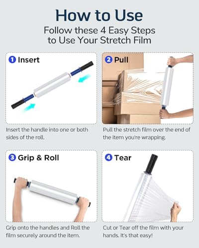 FugaCity Stretch Wrap Film-15 in 1000 FT 60 Gauge Shrink Wrap - Image 7