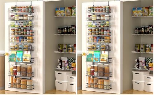 Moforoco 9-Tier Over The Door Pantry Organizer, Pantry Organization and Storage by MOFOROCO