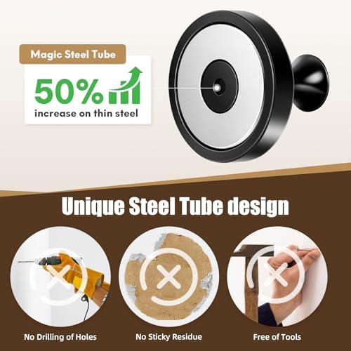 Neosmuk Magnetic Hooks Steel Tube Design - Image 3