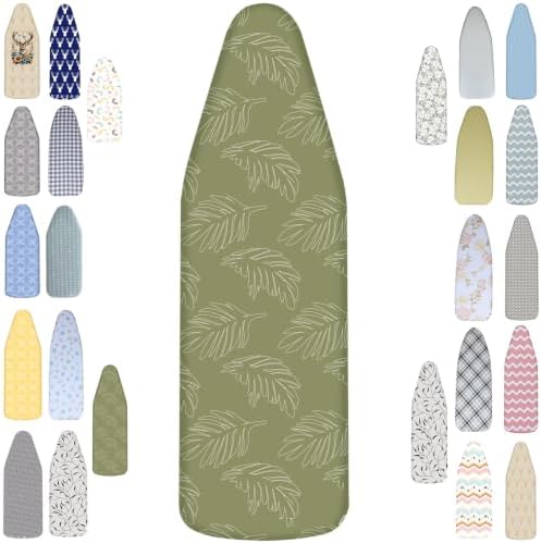 Insulated Mini Ironing Board Cover and Pad 11.8x35.4-15.7x43.3 Inch, 100% by Unknown
