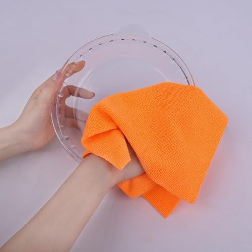 Tricol Clean 50PK Profesional Resuable Lint Free Microfiber Edgeless Cleaning - Image 4