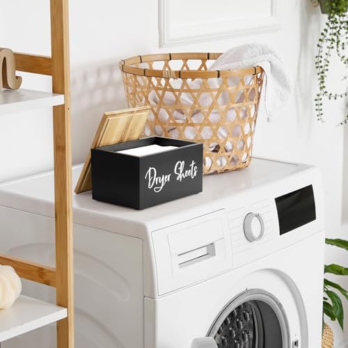 Bivvclaz Dryer Sheet Holder, Wooden Laundry Sheets Container, Laundry Room - Image 6