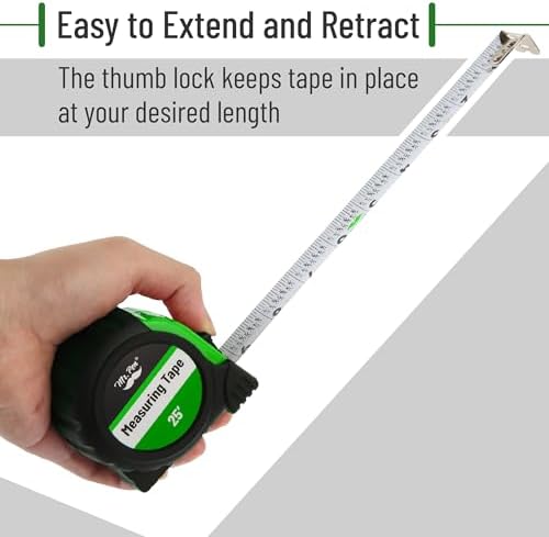 Mr. Pen- Retractable Tape Measure 25 ft, Easy Read - Image 5