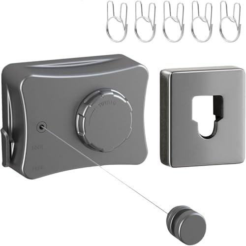 Retractable Clothesline-Heavy Duty Stainless Steel 16.7 Ft Adjustable Space by Unknown