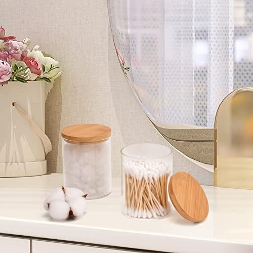 BKYFPQ 2 Pack Glass Qtip Holder Dispenser - Image 5