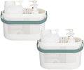 Plastic Portable Shower Caddy Basket, Storage Organizer, 2 Pack by UUJOLY