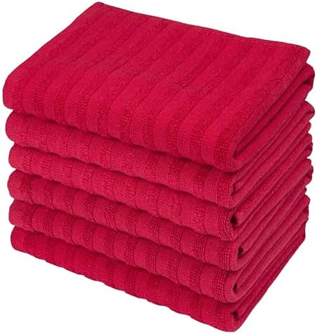 Premium Kitchen Towels 6 Pack 100% Cotton - Image 5