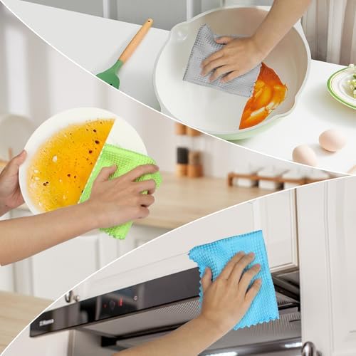 AIDEA Microfiber Glass Cleaning Cloth 12PK, Magic Cleaning Cloth 11×11" - Image 7
