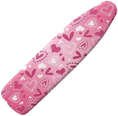 Pink Heart Ironing Board Cover Valentines Day Iron Board Cover Romantic by KUIFORTI