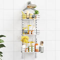 ODesign 3 Tier Adjustable Shower Organizer Hanging Over Head Silver by ODesign