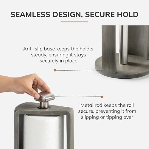 Anji Mountain Wooden Paper Towel Holder - Image 4