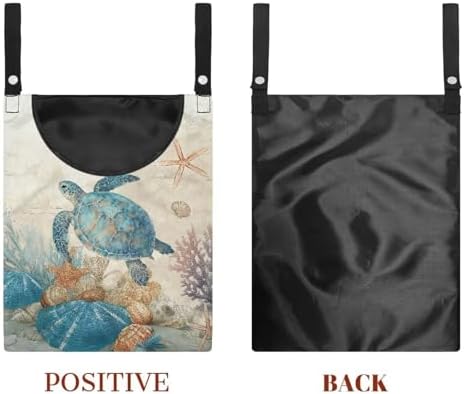 Blue Sea Turtle Clothespin Bag - Image 7