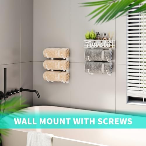 HapiRm Towel Racks for Bathroom Storage - Image 5