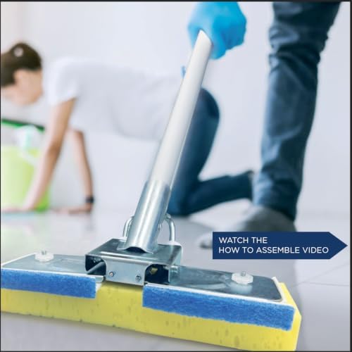 LOLA Squeezematic Butterfly Automatic Sponge Mop, 4 Mop Heads - Image 6