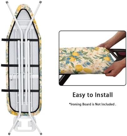 Flower Lemon Ironing Board Covers Fits Standard Sizes Ironing Board Protector - Image 4