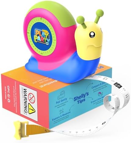 8ft Tape Measure for Kids, STEM Educational Tool by PLAYPARTY