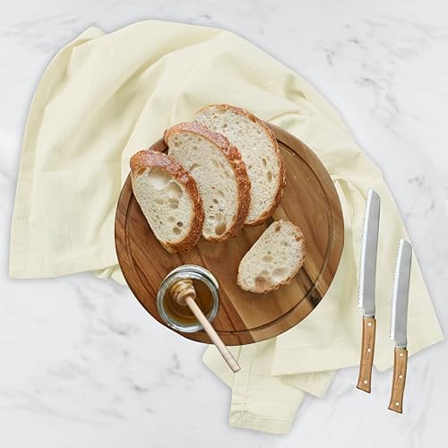 Urban Villa Kitchen Towels Cotton Dish Towels 27”x27” Ivory - Image 3