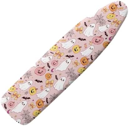 Flashideas Pink Halloween Ghost Ironing Board Standard Size Ironing Board Cover by Flashideas